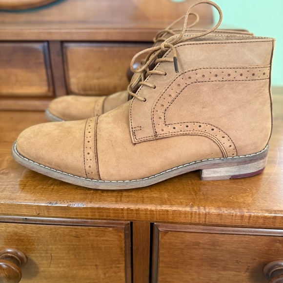 New Arkbird leather suede boots chukka tan men’s 8.5‎ lace up oxford ankle boot main image 13
